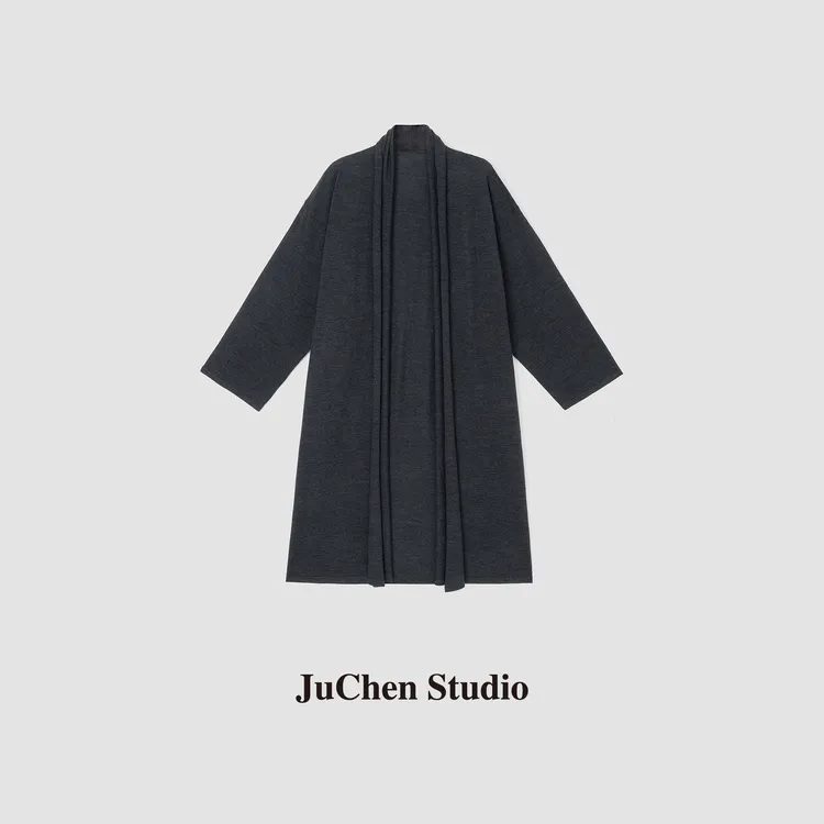 秋冬气质款 大被子蓬松软糯慵懒针织长款开衫外套女 FWXGJC017-56