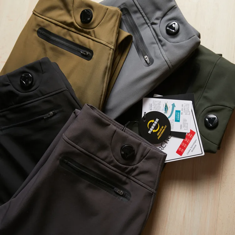 旋钮调节！3D立裁！PC加绒！男士防风防水百搭户外运动休闲裤