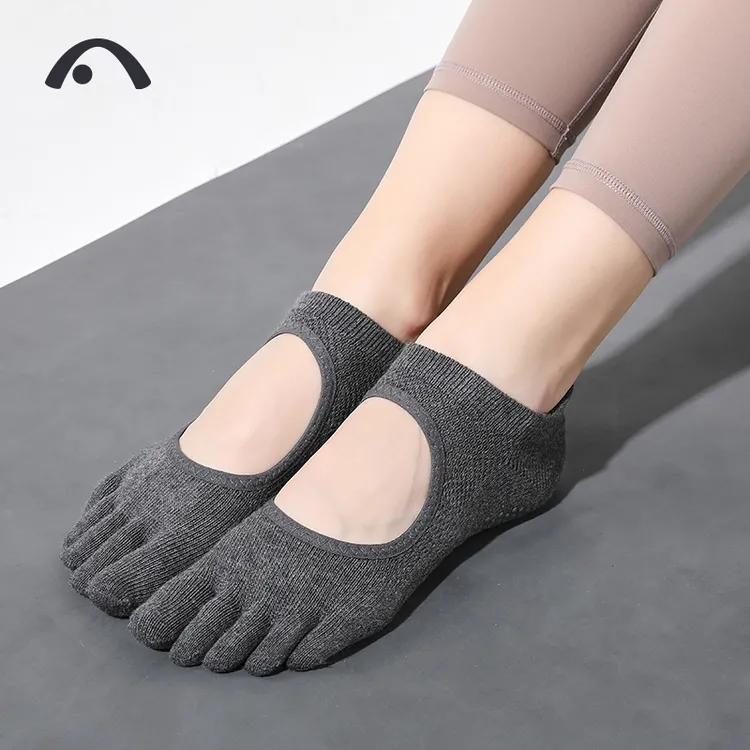 爱暇步秋冬瑜伽袜子五指袜初学者防滑瑜伽袜专业女士运动普拉提袜