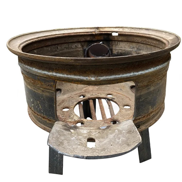 轮毂炉子加厚柴火炉家用柴火炉户外柴火炉子农村炉灶烧柴炉子室外