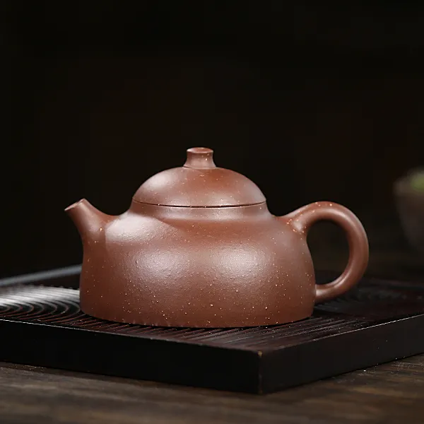 宜兴紫砂泡茶壶乳丁粗砂紫泥纯手工精美手制