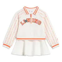LI-NING/李宁运动潮流系列女小童休闲可爱公主风连衣裙YSKT098-2