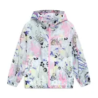 李宁童装中大童风衣夏舒适上衣百搭休闲运动服YFDT044-B品