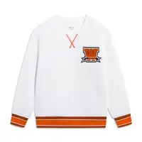 LI-NING/李宁童装男大童韦德系列宽松休闲套头卫衣YWDT043-1-B品
