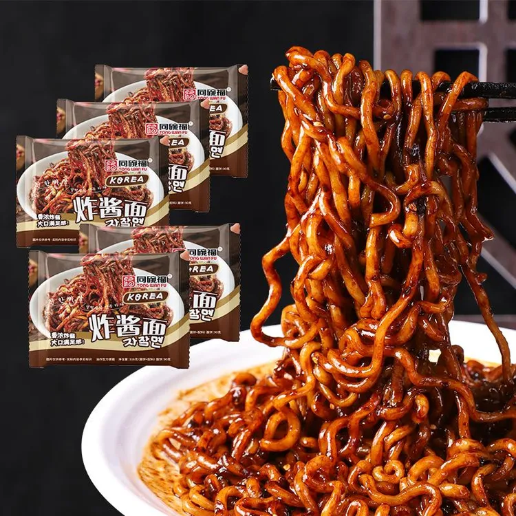 同碗福韩式炸酱面113g/包正宗速食拌面泡面方便面杂酱面夜宵美食
