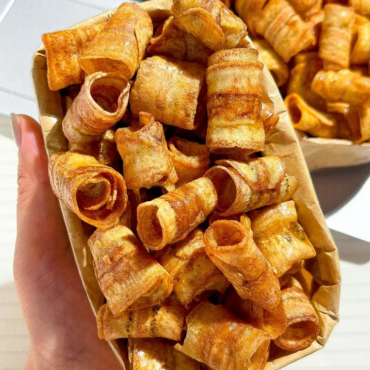 太好吃了！香蕉片干办公室高级吃货小朋友儿童小零食休闲食品小吃