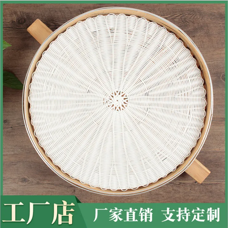 48/50仿藤垫 仿制藤编藤条蒸笼垫 不沾蒸笼垫 蒸包子馒头布不积水