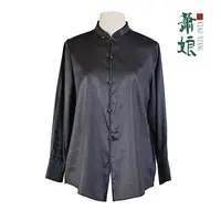 萧娘【缥缈】香云纱工艺新中式上衣复古桑蚕丝女士宽松中国风983