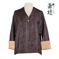 萧娘【月影】香云纱上衣女新中式宽松复古国风时尚桑蚕丝中国风1102