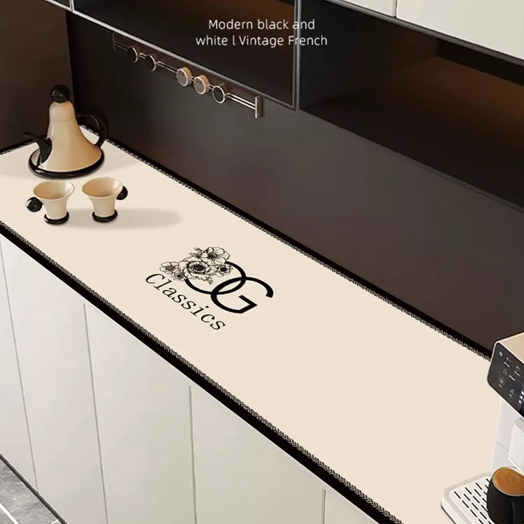 简约餐边柜垫轻奢高级感鞋柜玄关柜斗柜防尘盖布桌垫电视柜长条垫