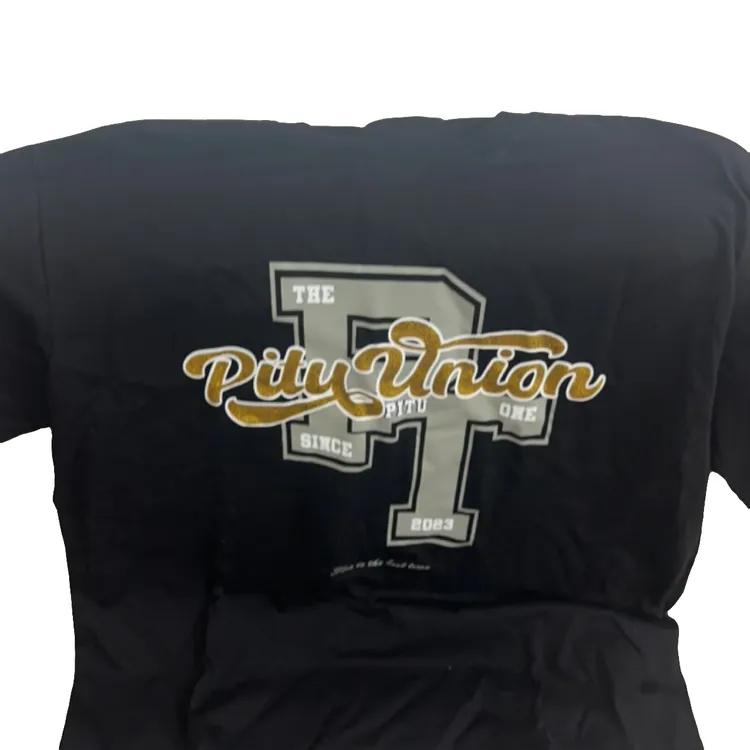 上衣男士运动时尚休闲黑色印花男款情侣夏季球衣宽松圆领纯棉潮流