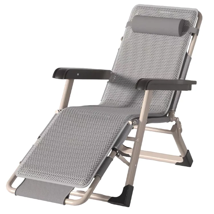 龙谋折叠躺椅午睡椅【可躺可坐可睡】靠椅家用午休床懒人椅