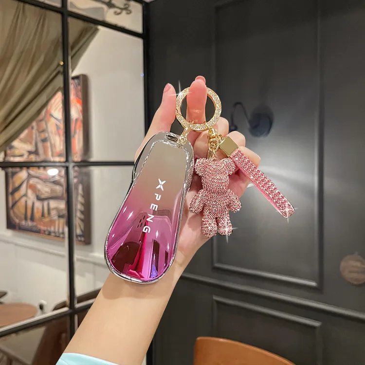 小鹏p7钥匙套p5专用g3汽车g3i壳包g9扣p7i用品2023新2022款23男女