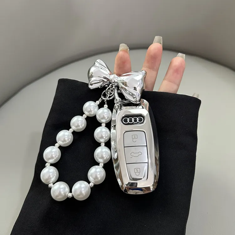 奥迪适用车钥匙套a6l壳a4l扣q5l女生a3 Q3 Q2L A7 A5 q7 A8高级感