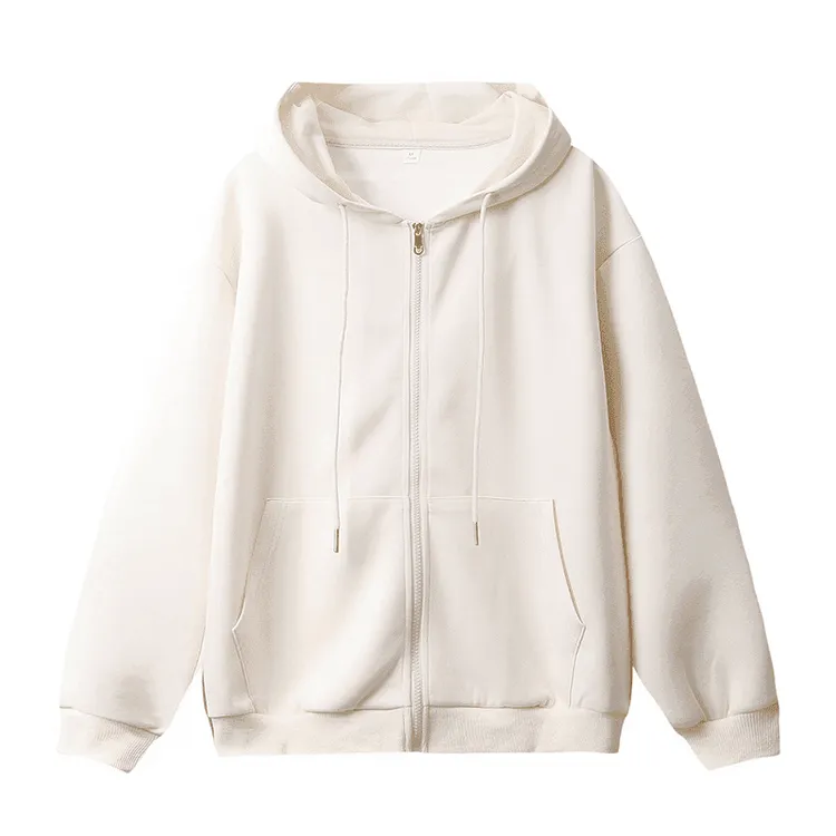 重磅开衫卫衣男2024新款情侣连帽运动外套春秋季青少年休闲上衣服