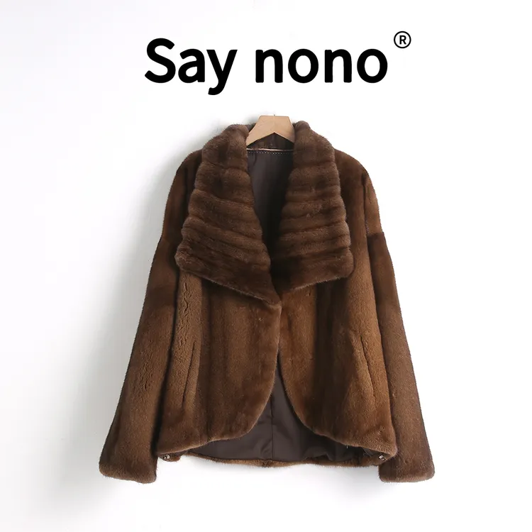 懒猫nono│Saynono 暖冬蜜语_轻奢气质天鹅绒短二皮草 /XS6362