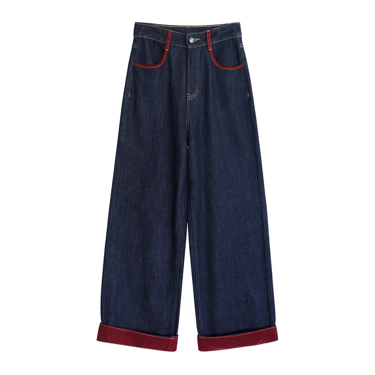 【懒猫nono】Say nono 2024新款显瘦复古直筒牛仔裤 /QN4558