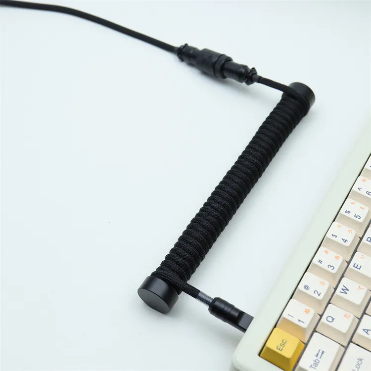 大金劳玩物有志桌搭工业风航插线客制化键盘线机械键盘数据线航插线