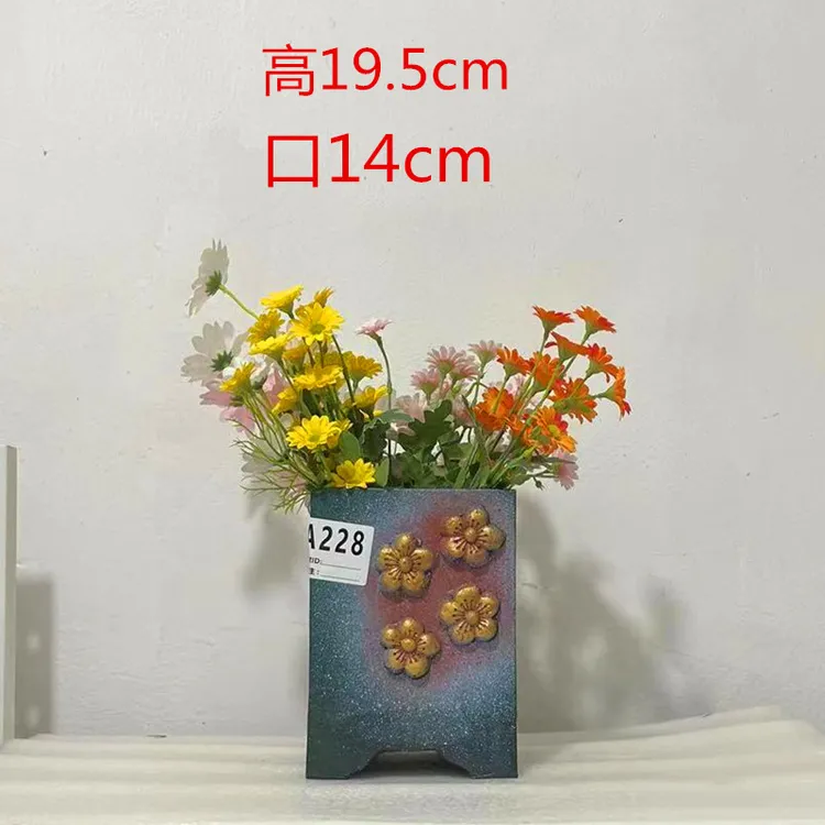 方盆复古纯手工陶罐瓦罐插花干枝多肉老桩三角梅