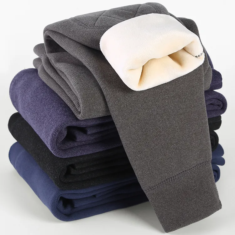 秋冬儿童保暖裤男女童秋裤一体加绒加厚绒裤高腰宝宝内穿打底棉裤