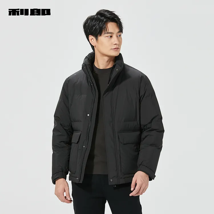 【商场同款】利郎男装羽绒服秋冬冬季男款立领休闲冬保暖外套加厚