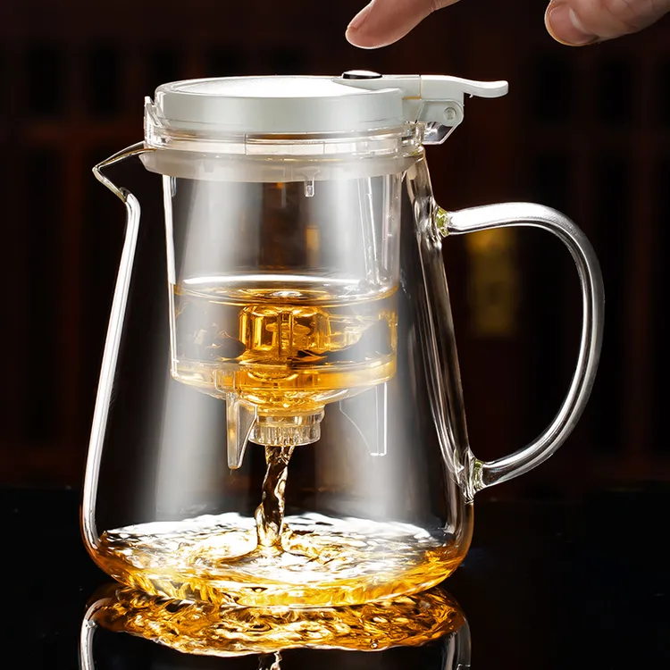 飘逸杯高档过滤冲茶器家用茶壶茶水分离神器茶具滤茶玻璃泡茶杯