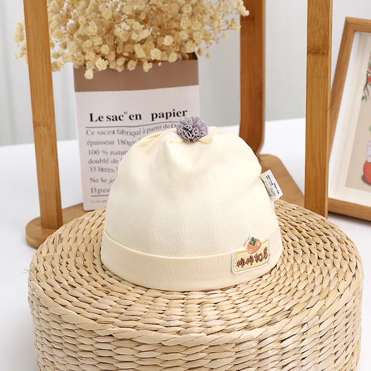 胎帽0-3月女宝男宝双层四季款春夏秋冬四季新生儿婴儿胎帽宝宝