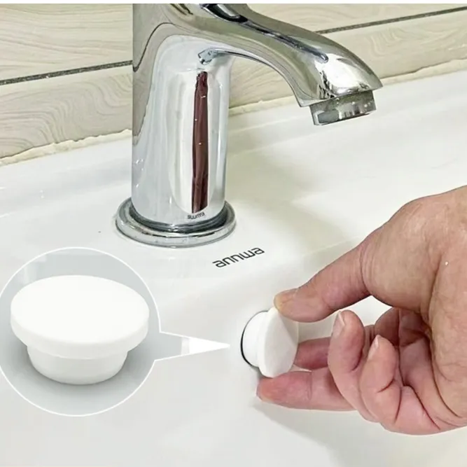 洗脸盆溢水口密封盖面盆洗手盆孔密封塞子浴室卫生间家用简约