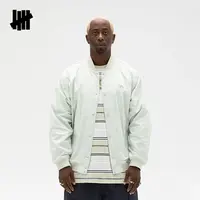 【李晨nic】UNDEFEATED 五条杠官方休闲风光泽感棒球夹克UI43GWJ01M