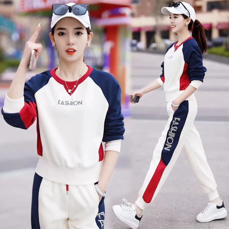 2025年早秋季新款女士运动服套装洋气减龄时髦休闲时尚卫衣两件套