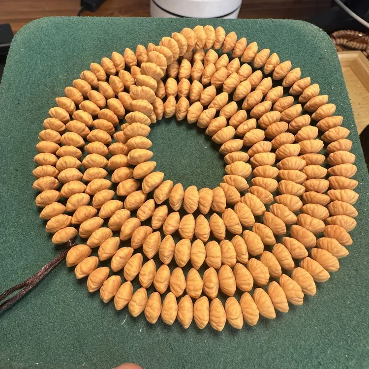 徽九莲出品【双十二活动款】金叶莲花菩提九华山金钱菩提子手串吊坠