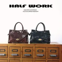 HALF WORK/伴工 经典系列头层马皮信封包KB-2391/2813