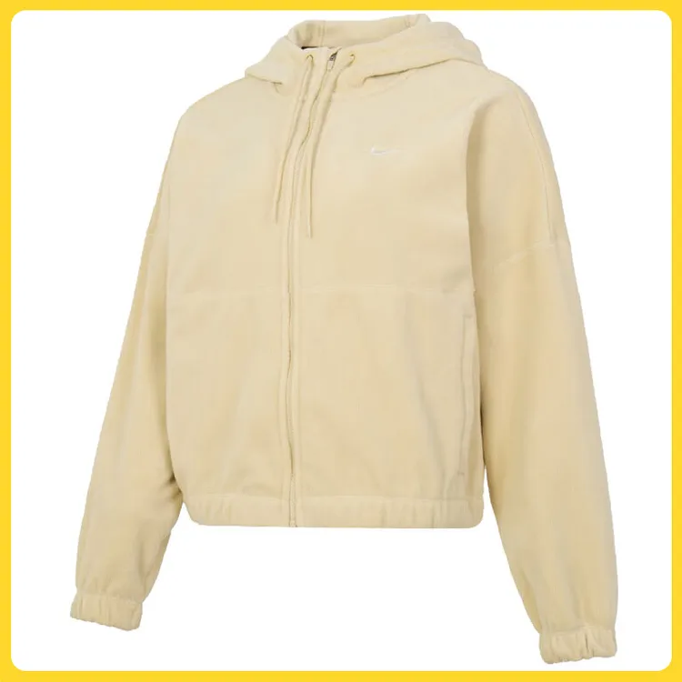NIKE耐克女子NK ONE TF FZ HD POLAR GCE人造毛绒外套HQ4878-783