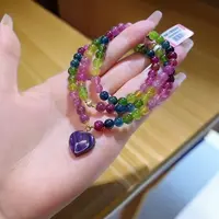 【李哥推荐】18k金碧玺手链6m左右@ZY40820035@