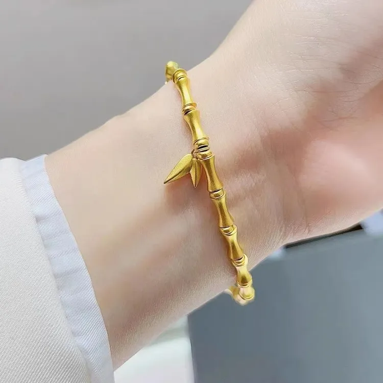 钛钢手链 节节高升竹节手链女小众设计感轻奢首饰百搭简约手串女