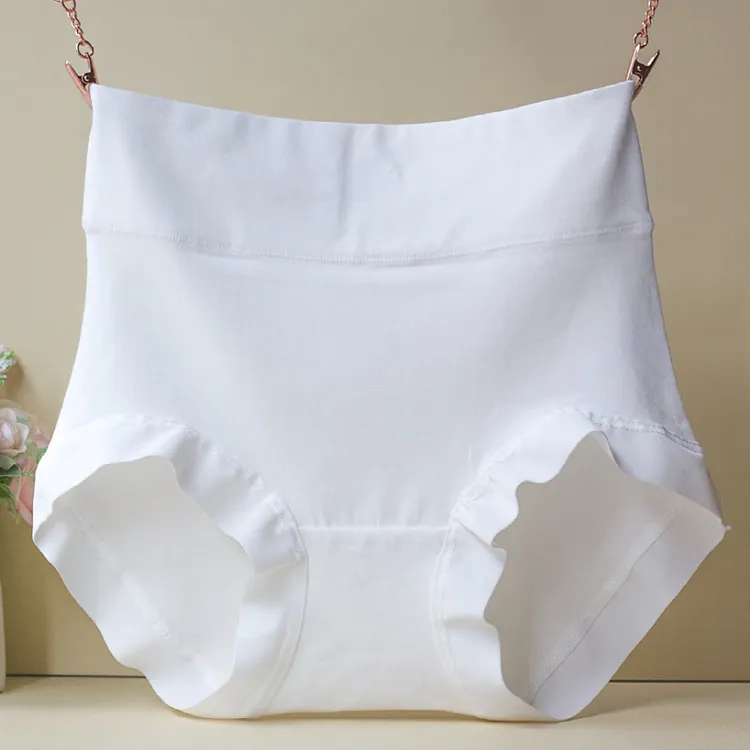 高腰纯棉内裤女士三角裤头提臀透气包臀舒适大码短裤妈妈学生外贸