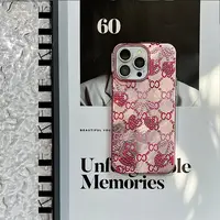 【KELE-冰川粉樱桃】适用于苹果12 13 14 15 16promax苹果手机壳