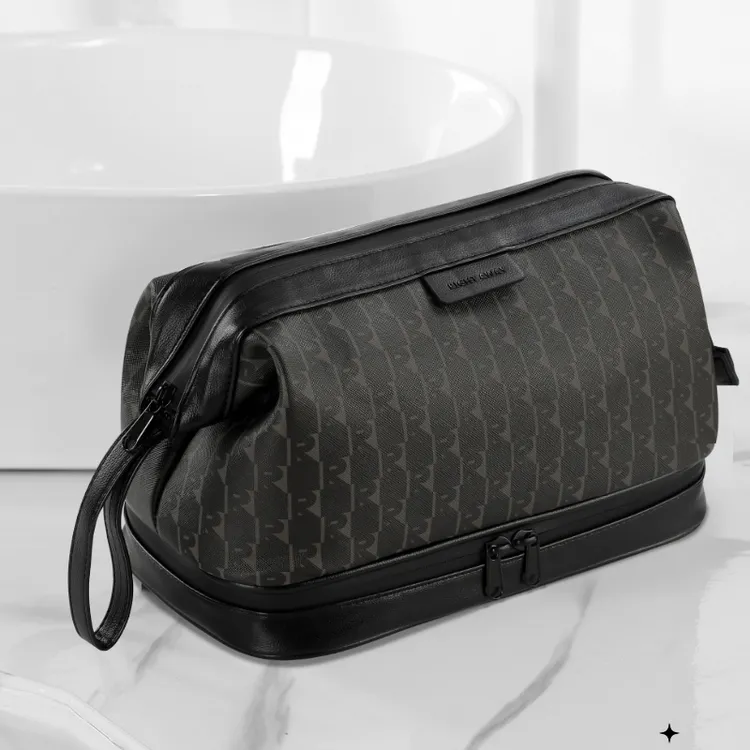 男士洗漱包2026双层新款收纳男外出洗浴便携旅行洗漱收纳包