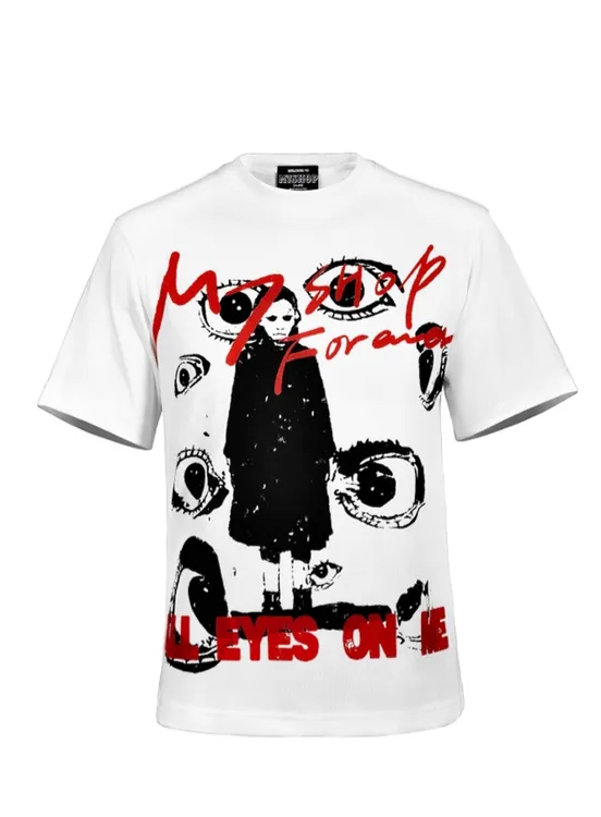 M7SHOP（第七世界）All Eyes On Me系列春夏短袖T恤休闲情侣男女