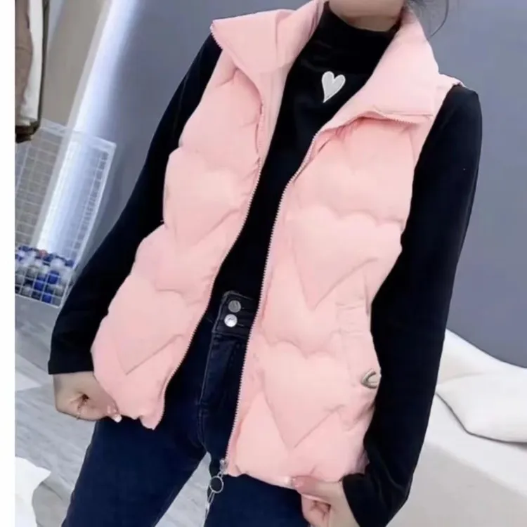 时尚韩版洋气马夹网红休闲秋冬潮流女士保暖马甲气质显瘦百搭外套