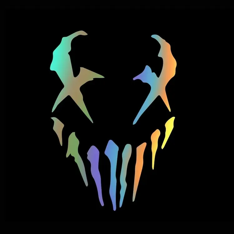 网红爆款魔爪车贴恶魔爪痕汽车贴纸摩托车划痕条纹装饰防水镂空贴