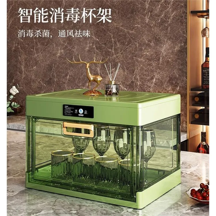 消毒碗柜家用小型厨房碗碟收纳架杯子奶瓶免沥水烘干台式紫外线