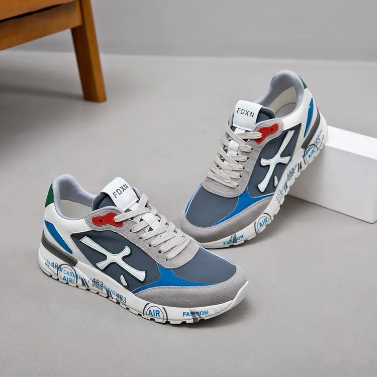 【断码特价】男鞋休闲低帮时尚潮流个性拼色老爹鞋男士百搭阿甘鞋男