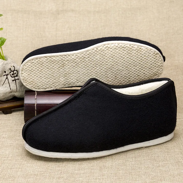 新款鞋骆驼鞍中式加厚棉鞋冬天款中式时尚男士千层底北京布鞋