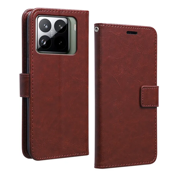 小米15手机壳Mi15Pro保护皮套翻盖式5G全包边防摔软硅胶男女新款