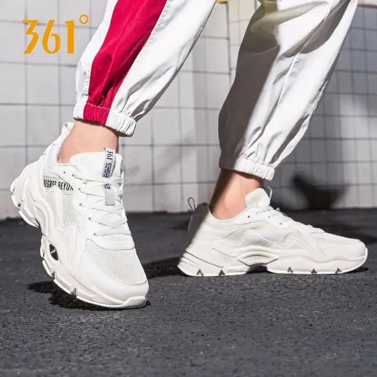 361°官方2032春季新款男复古文化鞋轻便夏季透气时尚休闲运动鞋