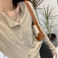 【绮可儿】时尚百搭针织开衫毛衣洋气秋季新款女装薄款精致显瘦上衣