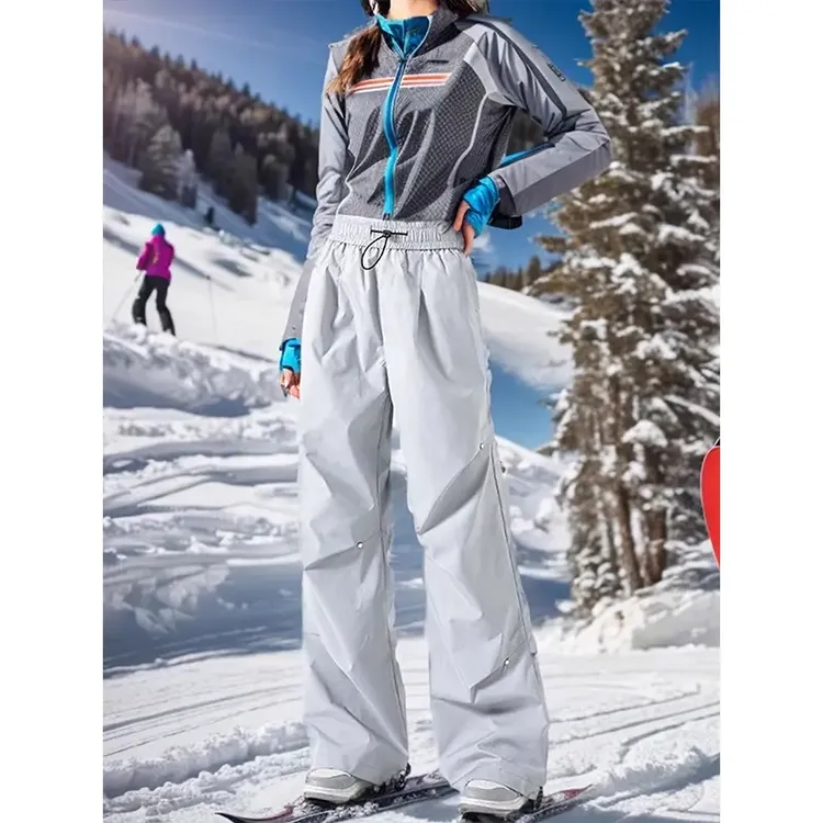 东北抗寒零下保暖裤子男女秋冬季加绒三合一冲锋裤加厚保暖滑雪裤