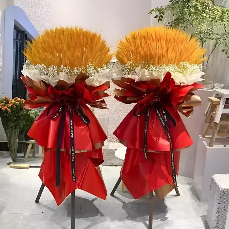 【大麦开业花篮】成品庆典鲜花同城花店送花开业花篮送货上门一对