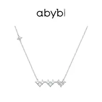 ABYBCHARMING 日常恋爱项链坠链爱心高级镶钻锁骨链